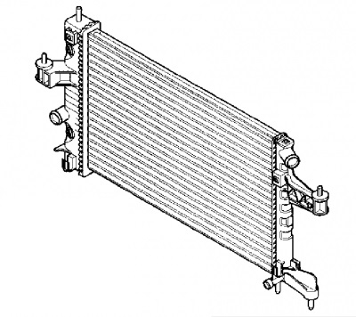 Radiator racire apa Opel Corsa C